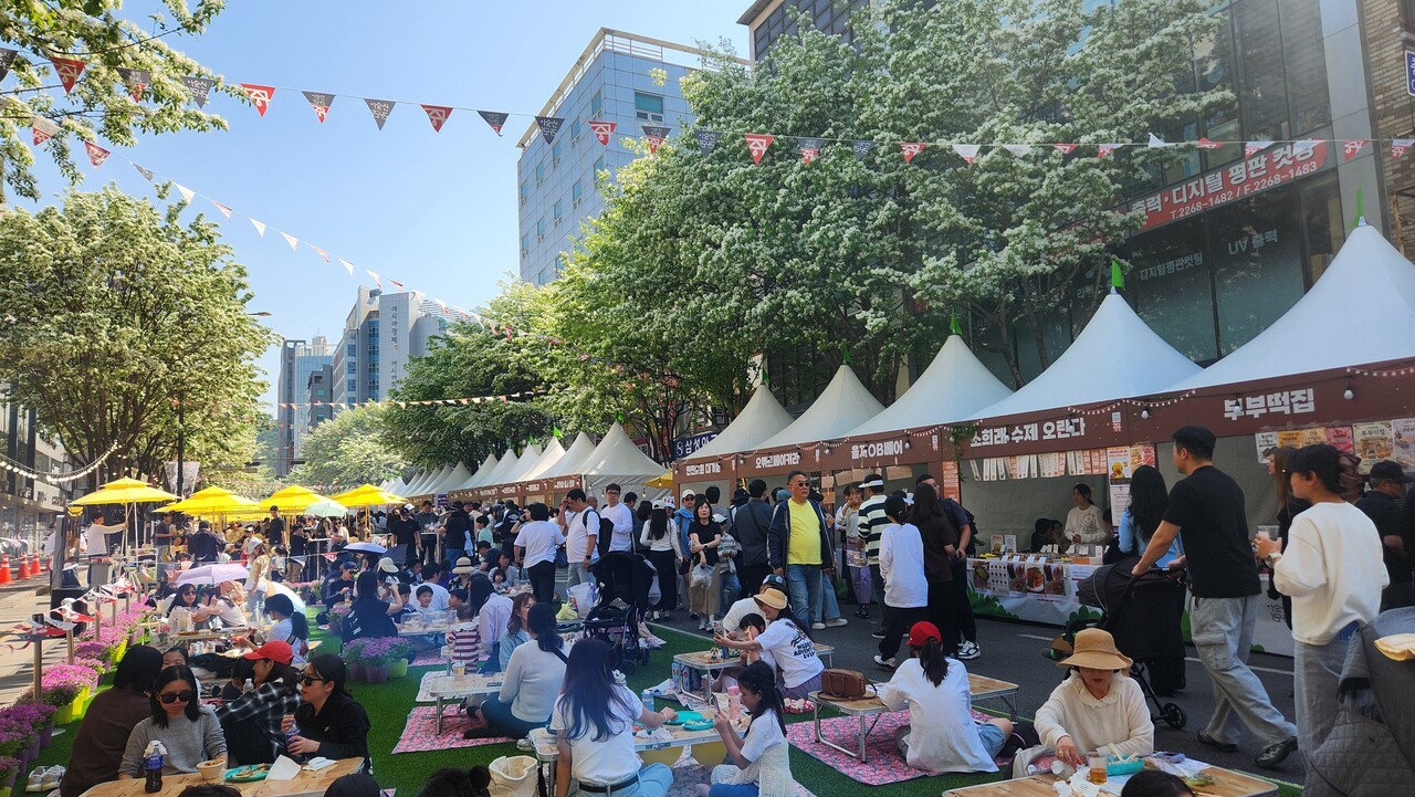 먹거리존. 사진=중구청